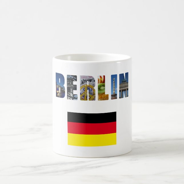 Berlintyska Flagga Kaffemugg (Center)