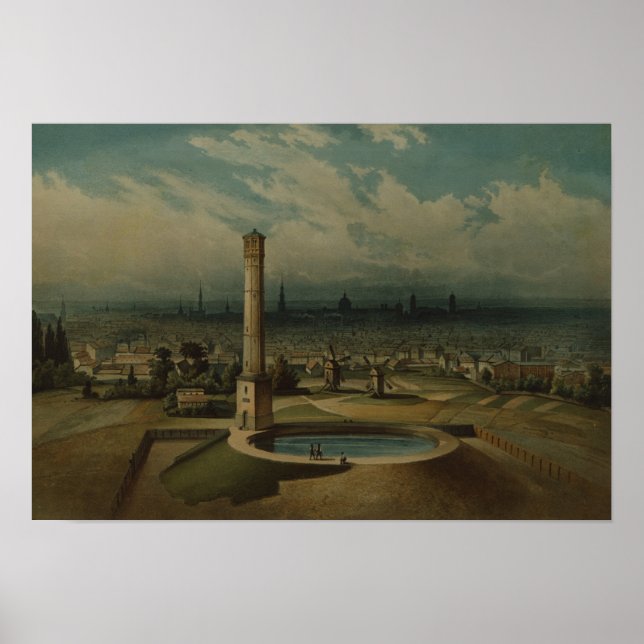 Berlinvattenverk, 1860 poster (Framsidan)