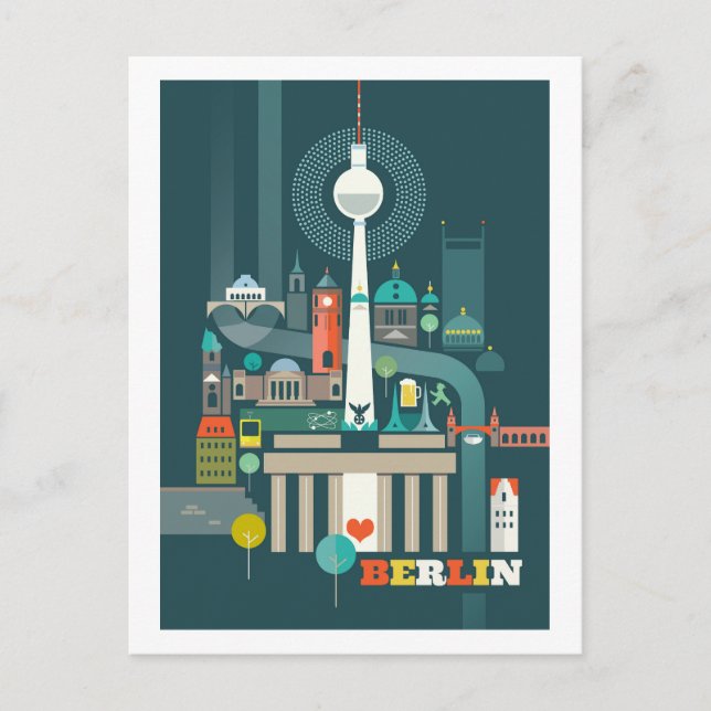 Berlinvykort Vykort (Framsida)