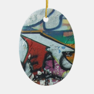 berlinwalldesign julgransprydnad keramik