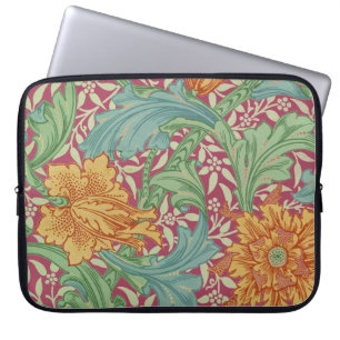 Berlock för den gammala världen med orangen laptop sleeve