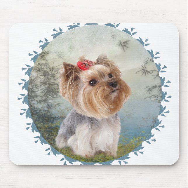 Berlock för Yorkshire Terrier Musmatta (Framsidan)