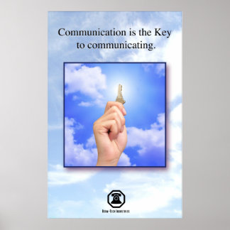 Berm-Tech Communicating är Nyckel Poster