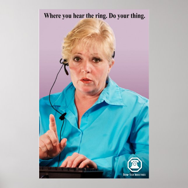 Berm-Tech där du hör Ring. Poster (Framsidan)