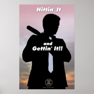 Berm-Tech Hittin det och få det Poster