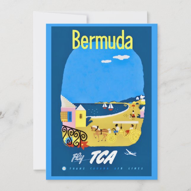 Bermuda Beach 5x7 Stor vykort (Framsida)