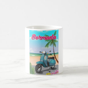 Bermuda Beach Scooter-resemalj Kaffemugg