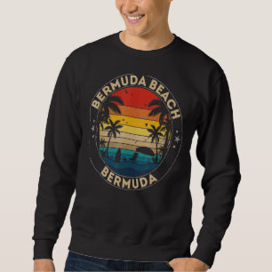 Bermuda Beach Souvenir Bermuda Reminder Lång Ärmad Tröja