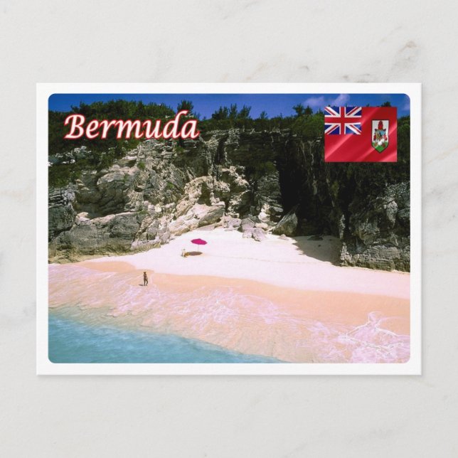 Bermuda - Beach - Vykort (Framsida)