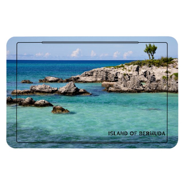 Bermuda Bliss Souvenirs Magnet (Horisontell)