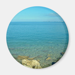 Bermuda Blue Grönt Vatten Magnet
