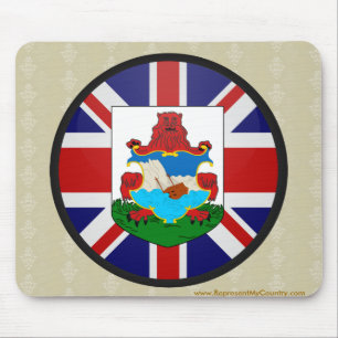 Bermuda cirklar den kvalitets- flagga musmatta