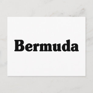 Bermuda Classic Stil Vykort