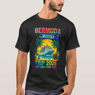 Bermuda Cruise Squad 2025 Familjens havsäventyr Ma T Shirt