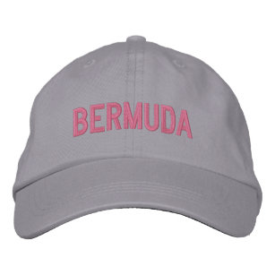 BERMUDA EMBROIDERED BASEBALL CAP BRODERAD KEPS