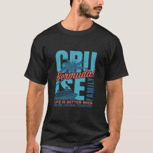 Bermuda familjekryssning söta matchande havsresor t shirt