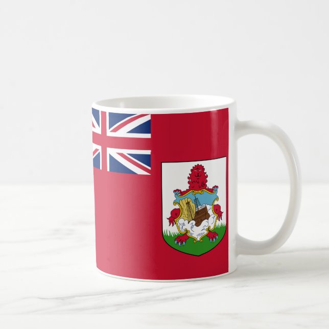 Bermuda Flagga Ceramic Mugg (Höger)