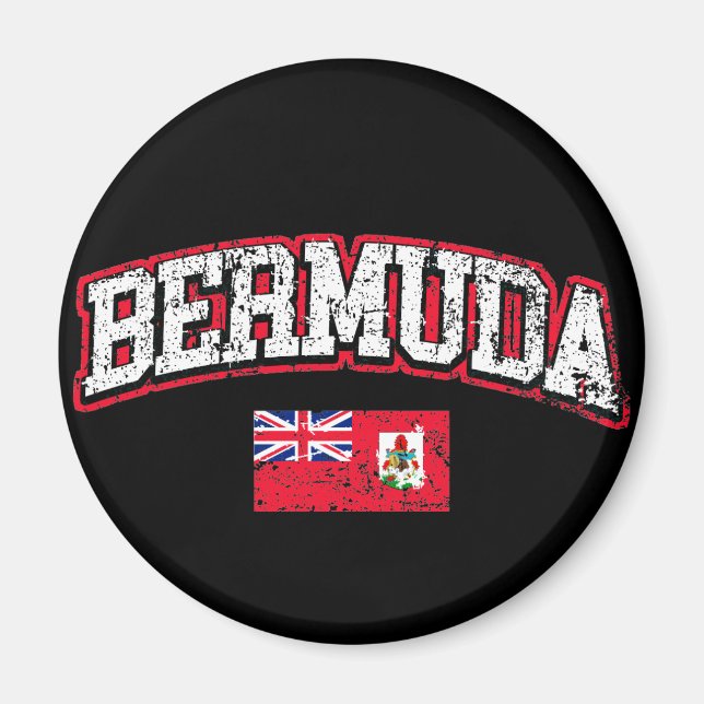 Bermuda Flagga Magnet (Framsidan)