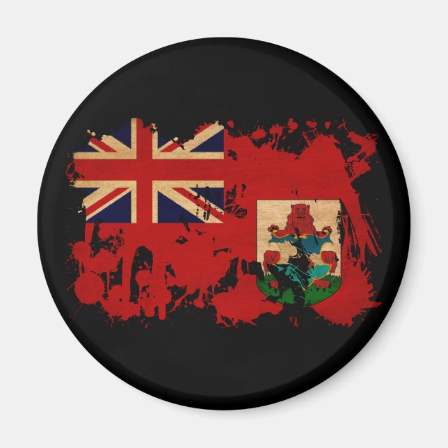 Bermuda Flagga Magnet (Framsidan)