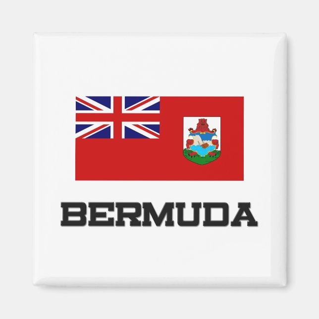 Bermuda Flagga Magnet (Framsidan)
