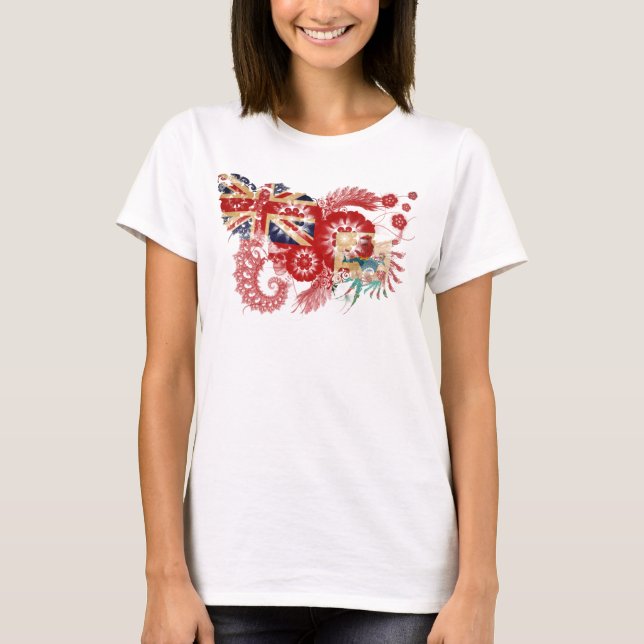 Bermuda flagga tee (Framsida)