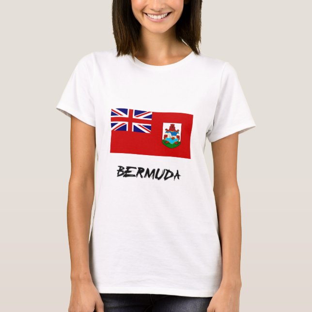Bermuda flagga tee shirt (Framsida)