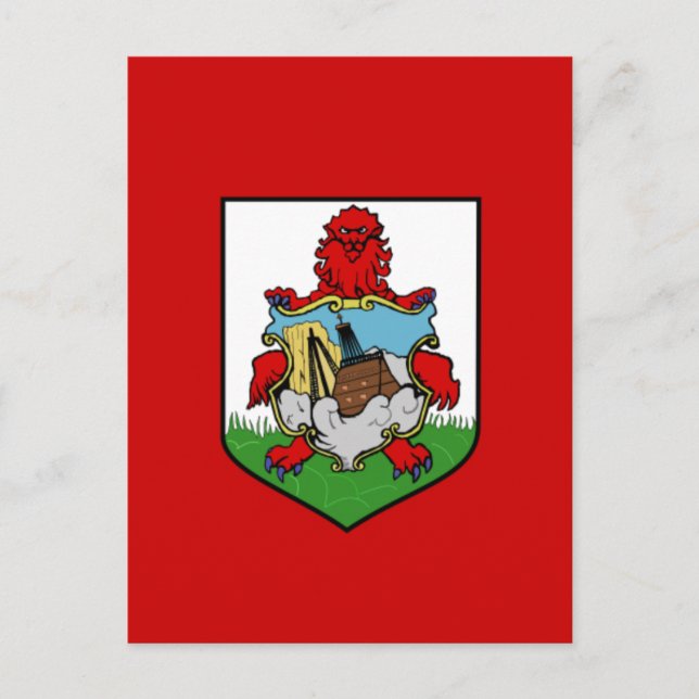 bermuda flagga vykort (Framsida)