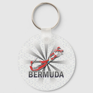 Bermuda flaggakarta 2,0 nyckelring