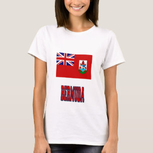 Bermuda flaggaT-tröja Tee Shirt