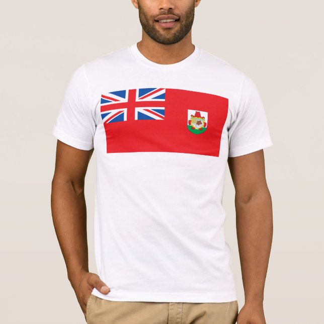 Bermuda flaggaT-tröja Tee Shirt (Framsida)