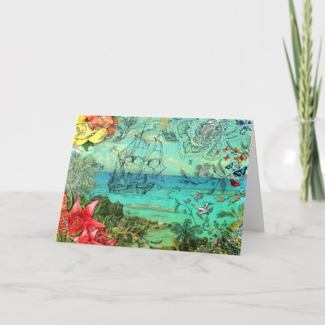 Bermuda Greeting Card Kort (Framsida)