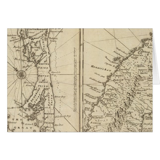 Bermuda Hälsningskort (Framsidan Horizontal)