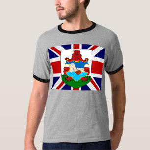 Bermuda högkvalitativ flagga t-shirt