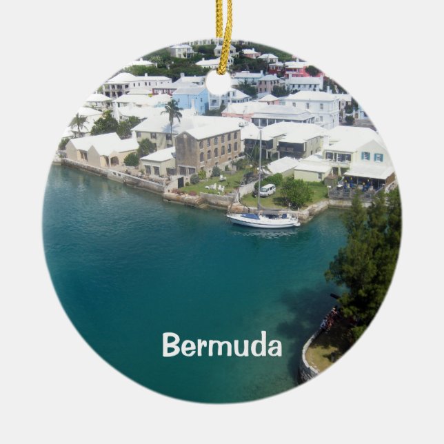 Bermuda-hus, Bermuda Julgransprydnad Keramik (Framsidan)