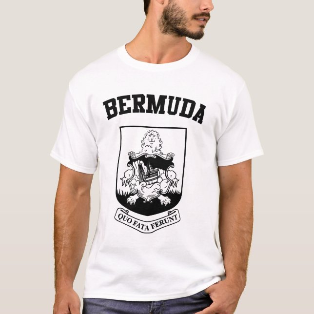 Bermuda Jackar om Arm Tee Shirt (Framsida)
