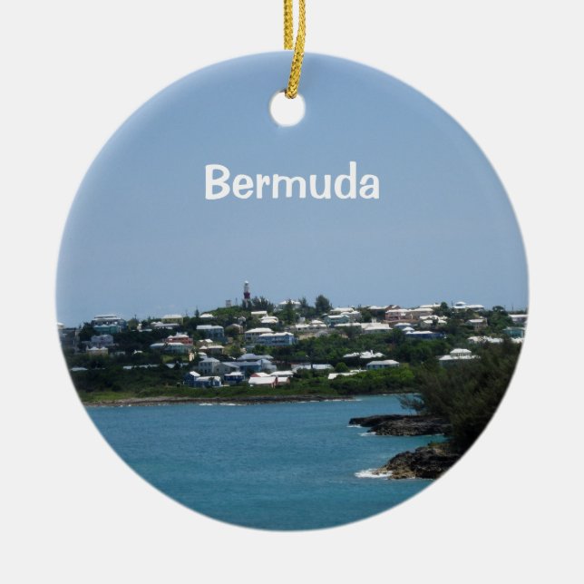 Bermuda Julgransprydnad Keramik (Framsidan)