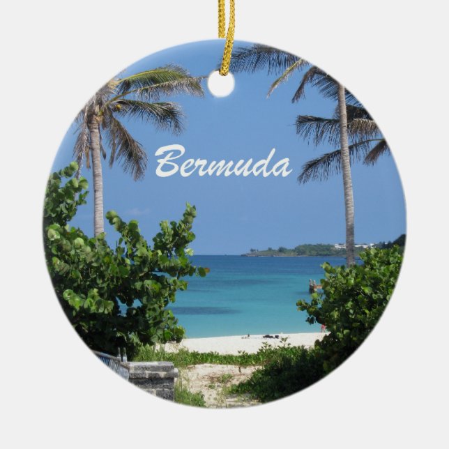 Bermuda Julgransprydnad Keramik (Framsidan)