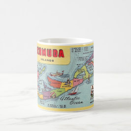 Bermuda Karta Kaffemugg