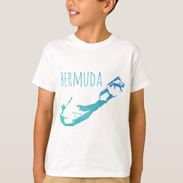 Bermuda karta t-shirt (Framsida)