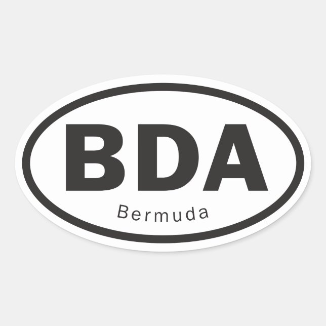 Bermuda klistermärke (Framsida)