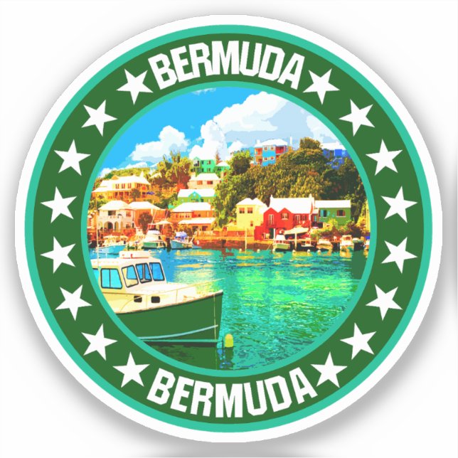 Bermuda Klistermärken (Framsida)