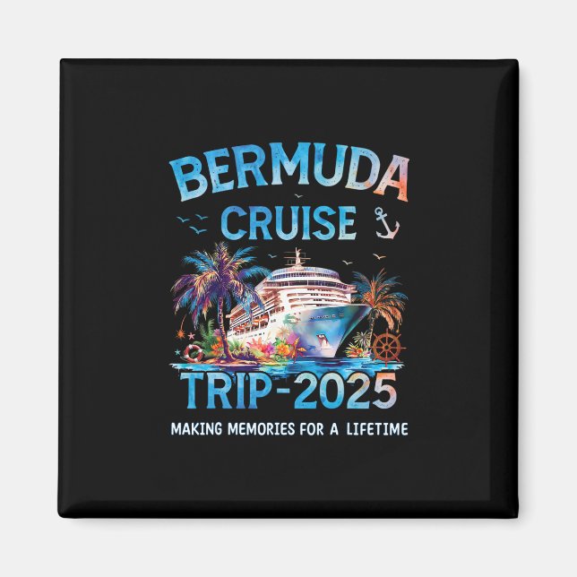 Bermuda kryssningsresa 2025 – Kryssning till Bermu Magnet (Framsidan)