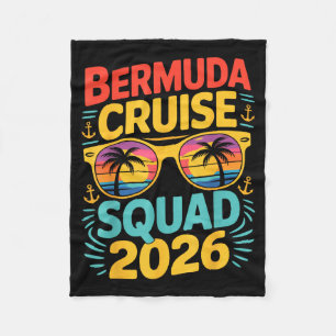 Bermuda kryssningsresa matchande fleecefilt