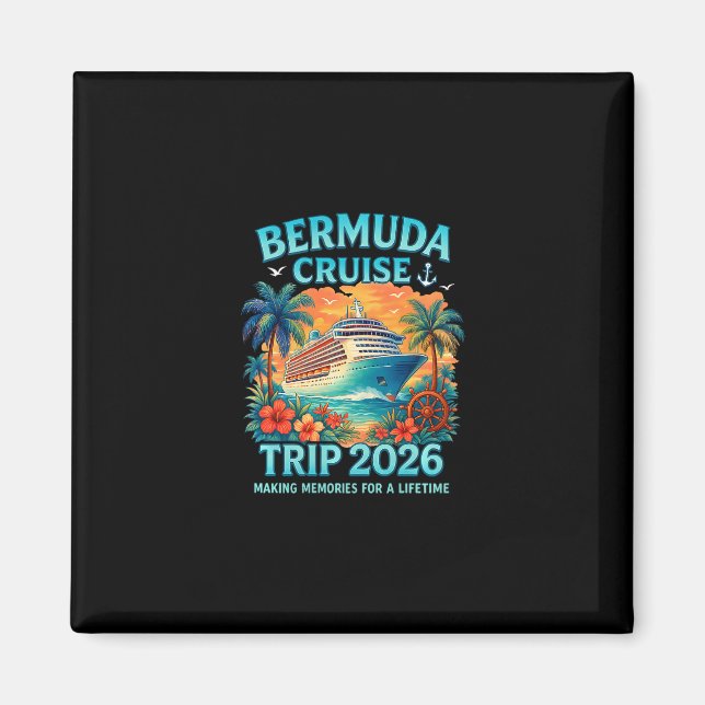 Bermuda kryssningsskepp resa 2026 kryssning till B Magnet (Framsidan)