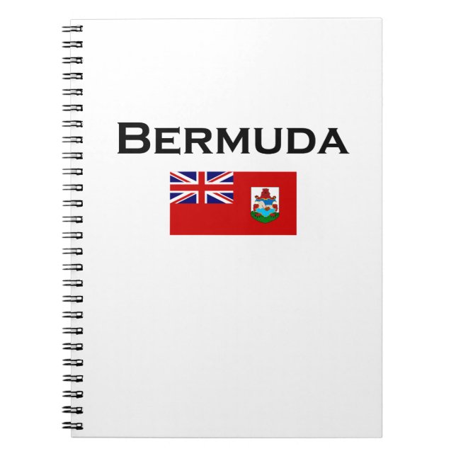 Bermuda Land Flagga Light-Färg Anteckningsbok (Framsidan)