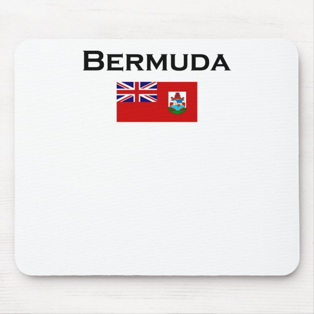 Bermuda Land Flagga Light-Färg Musmatta (Framsidan)