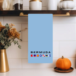 Bermuda Maritime Nautical Signal Flaggor Light-Fär Kökshandduk