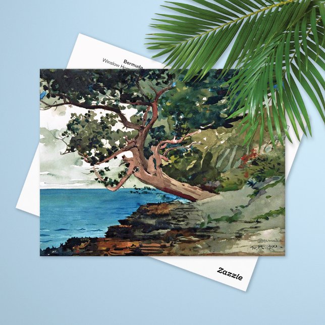 Bermuda Ocean liggande Winslow Homer Vykort (Skapare uppladdad)