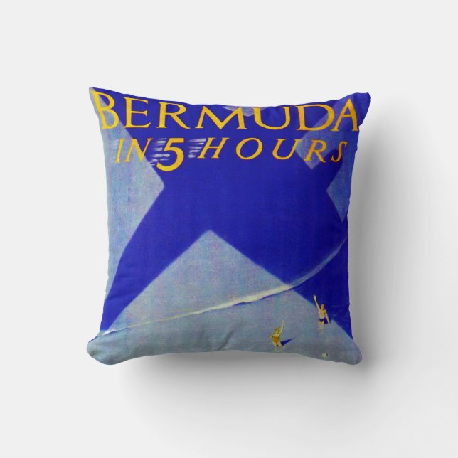 Bermuda på 5 timmar kudde (Framsida)