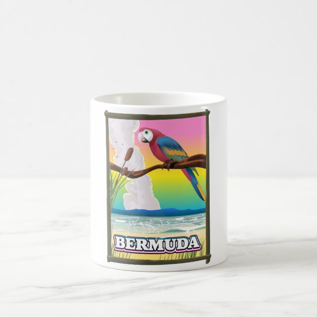Bermuda Parunk. T-Shirt Dekorativ kudde-knapp Kaffemugg (Center)